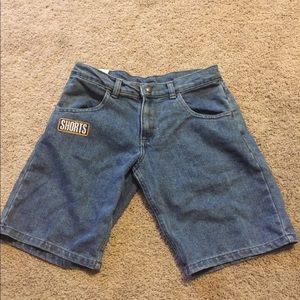 New Rustler Blue Jean Shorts Husky Boys sz 8
